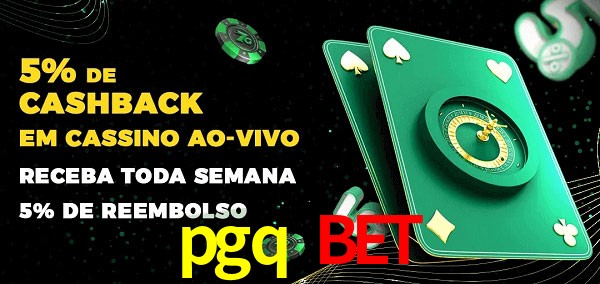 Promoções do cassino ao Vivo pgq bet